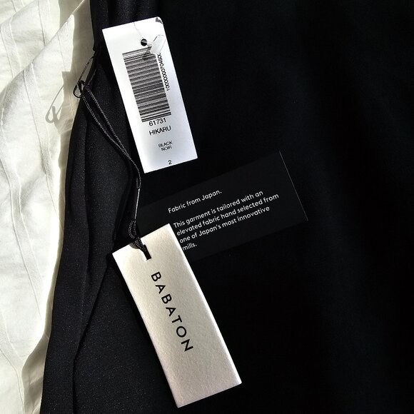 Aritzia Babaton Hikaru Mini Skort - 2020 - Black - Sz 2 - NWT - Picture 4 of 16